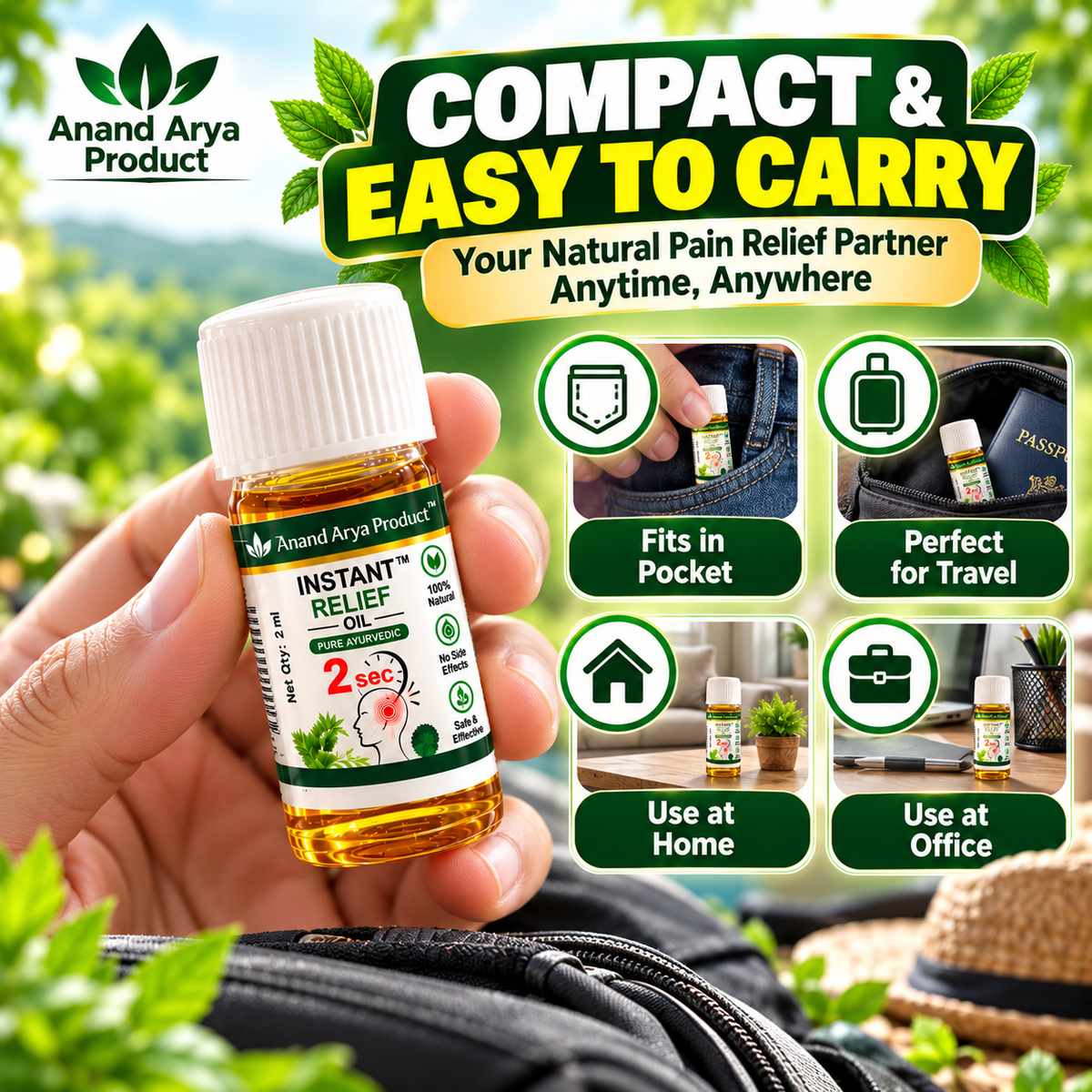 Anand Arya Instant Relief Oil